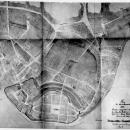 08 Kamień Pomorski - Plan miasta z 1881 roku; przerys i uzupełnienie planu z 1725 roku.