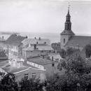 33 Cammin in Pommern 1935 - Widok z wieży katedralnej na południową część miasta i kościół NMP
